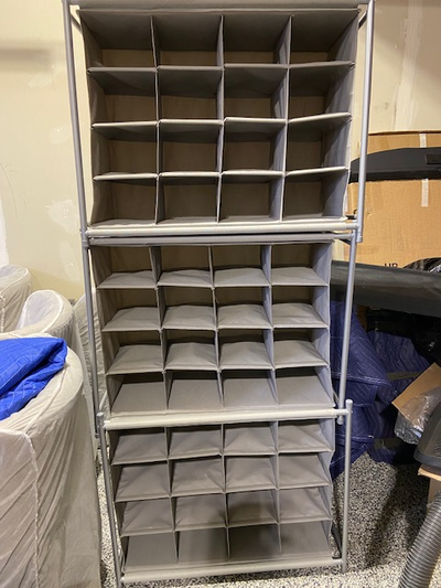 4 shoe racks available, View more