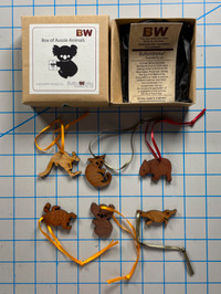 ButtonWorks Six Australian Animals in a Box