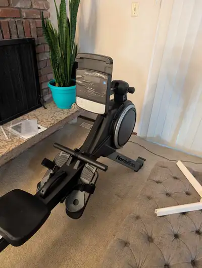 Nordic Track space saver rowing machine , View more