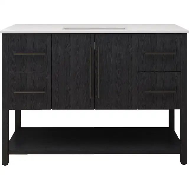 48”W Bathroom Vanity With Engineered Top – BOXED NEW in Cabinets & Countertops in Oakville / Halton Region - Image 6