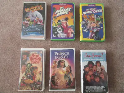 Collection of VHS Movies Priced in ad-scroll down to view . Prices firm. Sparingly used and in great...