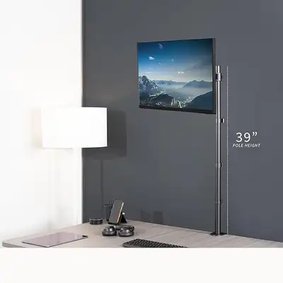 Brand New Tall Single Monitor Desk Mount Stand - STAND-V011, View more