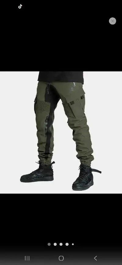 UNIT 16 ARMOURED SOFTSHELL CARGO JOGGERS(Military Green)), View more
