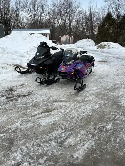 Snowmobile and trailer package, wife and I are getting out of the sport. These sleds are not abused...