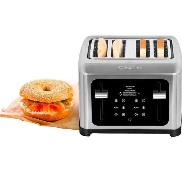 Cuisinart 1480 4-Slice Touchscreen Digital Toaster in Toasters & Toaster Ovens in Calgary - Image 2
