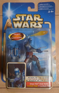 Star Wars Attack Of The Clones Jango Fett Final Battle