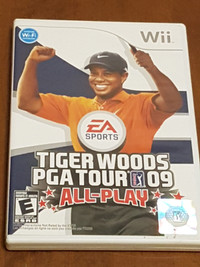 Nintendo Wii Tiger Woods PGA Tour 09 All Play Like New