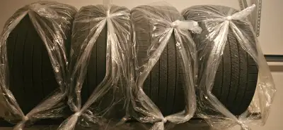 $400 or best offer! Original tires that came on a 2023 Tesla Model 3 RWD. Took them off last October...