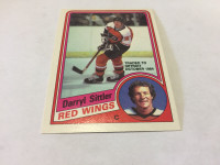 (2)1984-85 OPC#168 Darryl Sittler Philadelphia Flyers Hocke Card