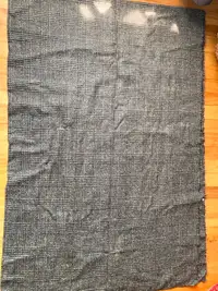 Wool suiting fabric, brown & black tweed, 90” x 30” $30