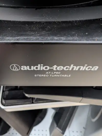 audio-technica AT-LP60 stereo turntable Belt and Needle, View more