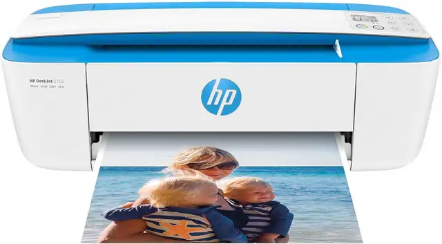 HP DeskJet 3755 Printer with Black & Colour Ink Cartridges in Printers, Scanners & Fax in Sudbury - Image 3