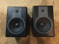 M-Audio BX8-A pair of studio monitors “Please Read “
