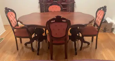 Vintage Italian Dining  Table  & Chairs, View more