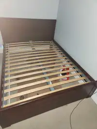 Ikea double bedframe with slats