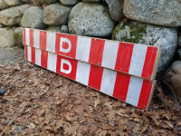 Wide Load Signs on Wood Frames