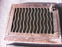 Antique furnace wall grate $30