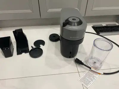Nespresso Vertuo pop+ dark grey coffee machine , View more