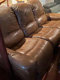 Sofa électrique inclinable LA-Z-BOY en cuir