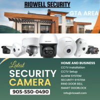 Security camera system for residential and commercial property