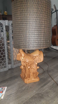 Saddle Base Table Lamp