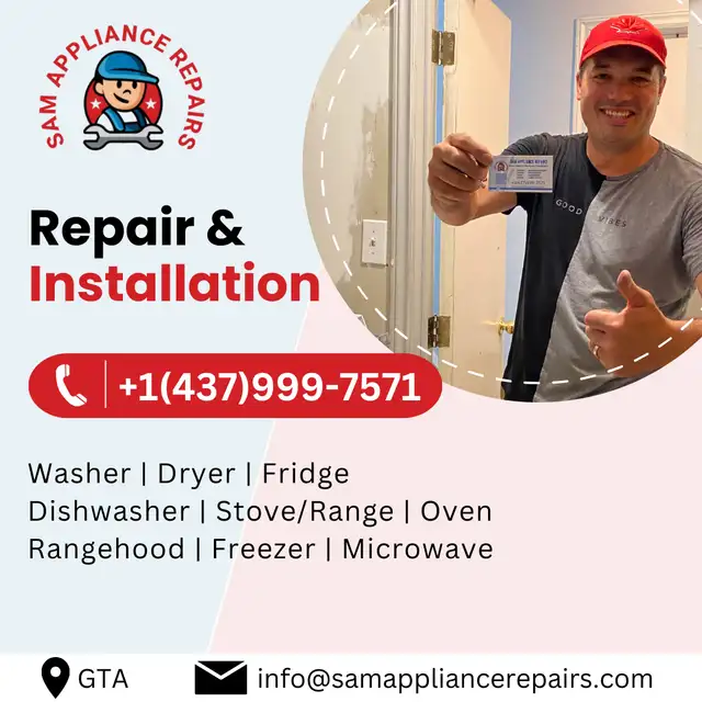 +1(437)999-7571 Appliance Repair and Installation Toronto, GTA62863716625154126