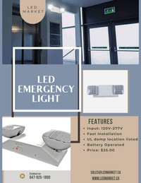 LED emergency lights 