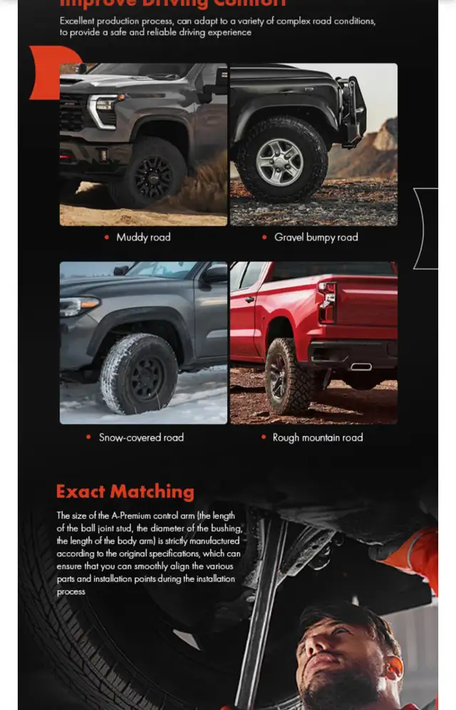 A-Premium Rear Trailing Arm Control Arm Bushing in Transmission & Drivetrain in Calgary - Image 7