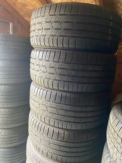 A set of 4 Nokian All Season Tires with tons of tread all evenly worn barley driven in pretty much n...