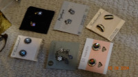 Earrings - collection of 6 pairs