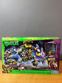 Teenage Mutant Ninja Mega Bloks Transforming Turtle Mech - NEW