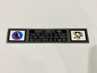 Mario Lemieux Pittsburgh Penguins Nameplate