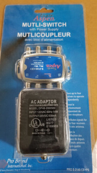 Répartiteur/Splitter fil coxial tv amplificateur Aspen