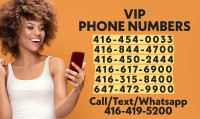 AMAZING VIP PHONE NUMBERS ON SALE - GET TODAY VIP NUMBERS