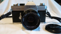 CANON TX -w/50MM F 1.8 LENS (film camera)