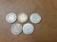 pièces de collection 50 cents canada en argent