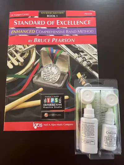 Trumpet Care Kit and Lesson Book, View more