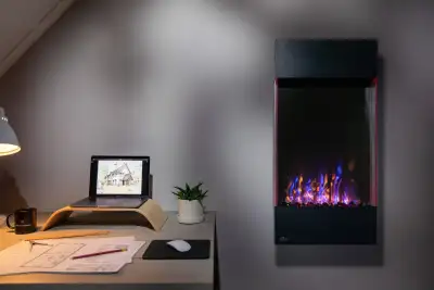 Napoleon NEFVC38H Allure Vertical Electric Fireplace – 38-inch, 5000 BTU Add warmth and style to any...
