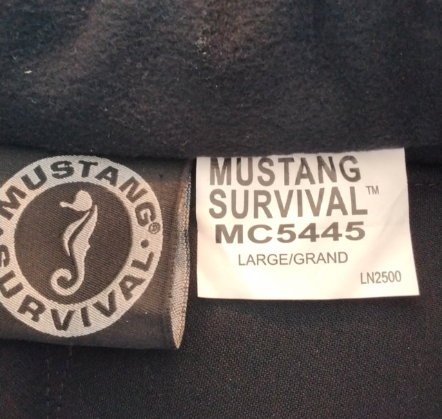Mustang Survival Jacket (Float Coat) (Brand New) in Water Sports in Saint John - Image 3