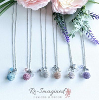 Sparkleball Glitter sparkle ball necklaces   