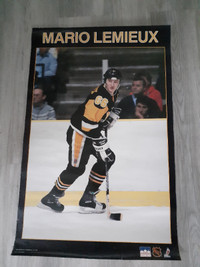 1988 Mario Lemieux Pittsburg Penquin Hockey Poster