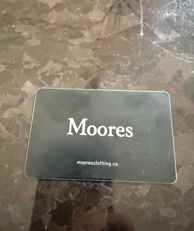 Moores $1000 gift card $600