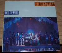 Pete Townsend FACE THE FACE 12 inch vinyl record 1980s rock WHO