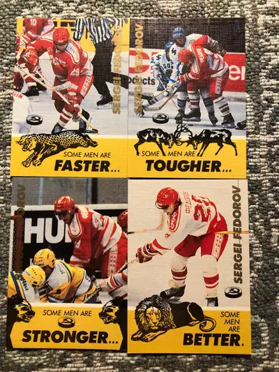 Sergei Federov rare cards made in Russia , View more