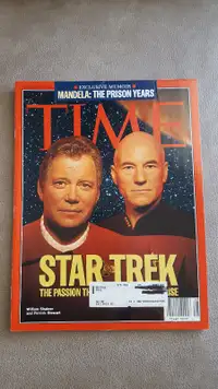 Time magazine November 1994 Star Trek. Shatner and Stewart cover