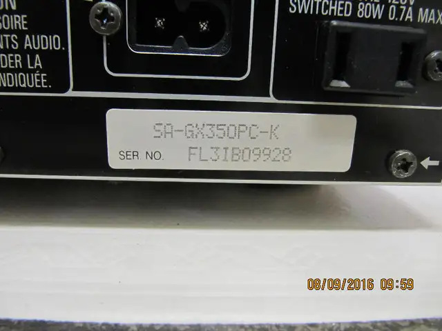 ClassicTechnics SA-GX350  DolbySurroundPro Logic Receiver 1990s in Stereo Systems & Home Theatre in Mississauga / Peel Region - Image 9