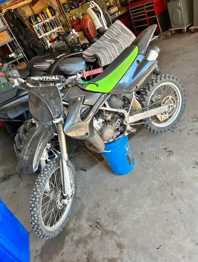 Kx100 Great little bike lots of power needs nothing but a rider 2800$ firm no time to ride needs to...