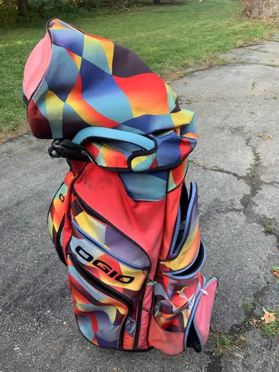 OGIO golf cart bag. One broken zipper, View more