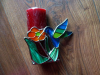 New Stained Glass Candle holder
