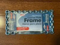 Chrome Mega-Metal Chain License Plate Frame
